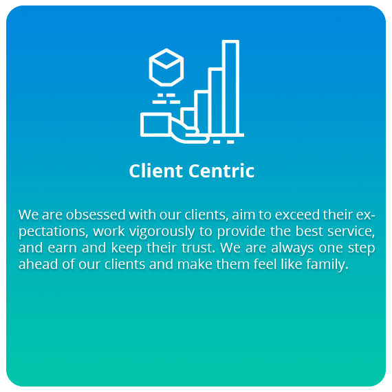 Core Value: Client Centric