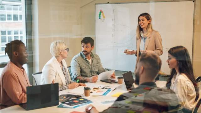 multiracial business team having a meeting in the 2023