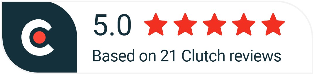 Clutch - 5 Based on 21 Clutch reviews